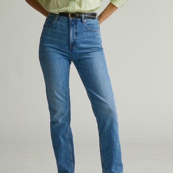 Everlane The Way-High Slim Jeans Size 28 NWOT High Rise Sail Blue Women’s - Picture 1 of 4